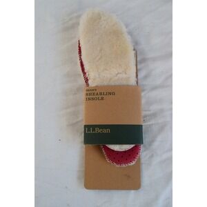 LL Bean Shearling Insole Natural Sheepskin Replacement Liner Womens 9-9.5